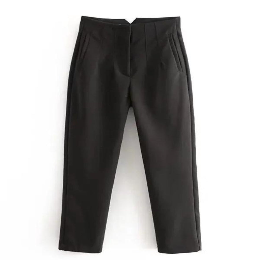 Damen - Hose Schmal geschnittene Hose aus pflegeleichtem Material