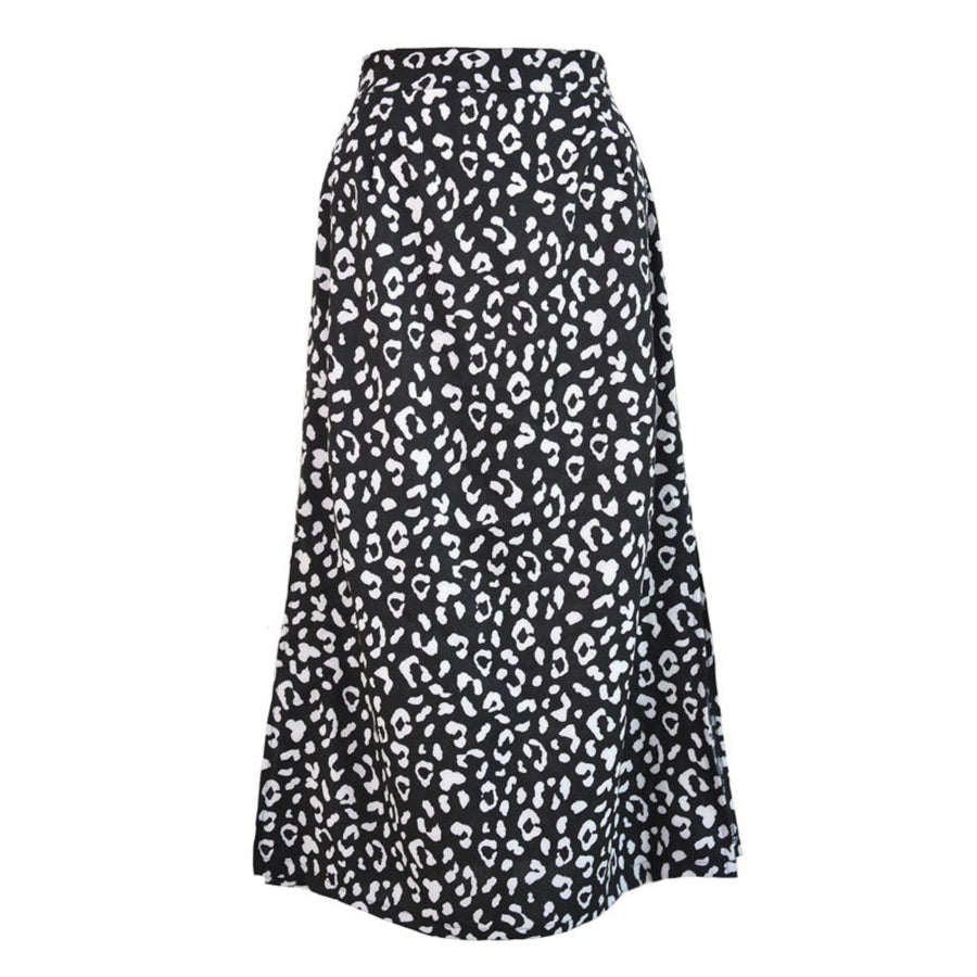 Lilly - Leopard Rock Maxi Rock Mit Tierdruck