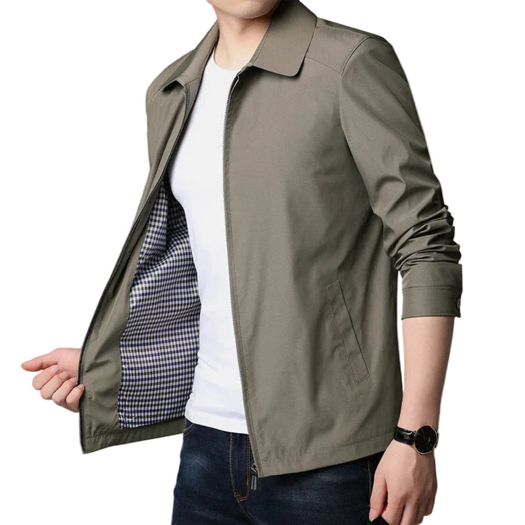 William - Herren Jacke mit Reißverschluss und taillierter Passform