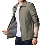 William - Herren Jacke mit Reißverschluss und taillierter Passform