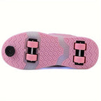 Leuchtende Rollschuh-Sneaker Mit Flügeln – Kinder LED-Rollschuhe
