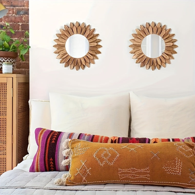 FloralReflect | Bohemian Stil Dekorative Wandspiegel