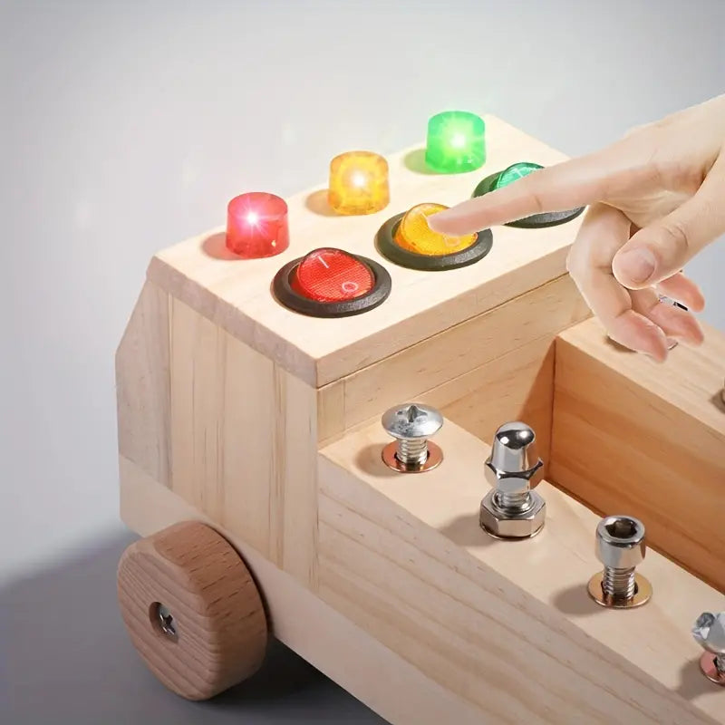BrightStart Interaktiver Aktivitätstisch – Aktivitätstisch aus Holz