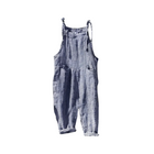 Damen Latzhose aus Baumwolle | Locker Geschnittene Latzhose mit Verstellbaren Trägern und Fronttaschen | Freizeitbekleidung | Schmid