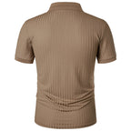 Herren Polo T-Shirt aus Baumwollmischung | Lässige Passform Polo-Shirt | Knopfleiste und Kurzarmdesign für Alltag und Freizeit | Schmid