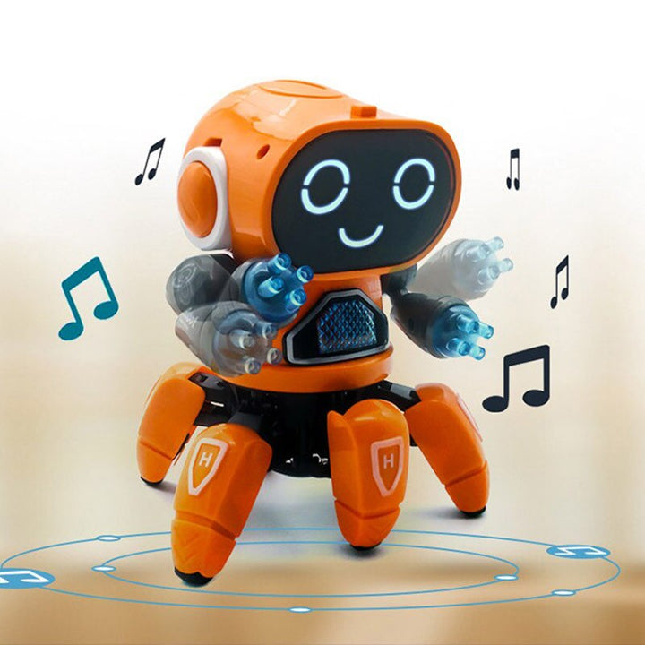 RoboGroove – Interaktiver singender und tanzender Roboter mit LED-Lichtern