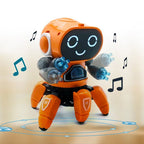 RoboGroove – Interaktiver singender und tanzender Roboter mit LED-Lichtern
