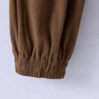 Herren Cord-Cargohose | Lockere Passform & Elastischer Bund | Gerippte Cargohose mit Funktionalen Seitentaschen | Schmid