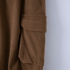 Herren Cord-Cargohose | Lockere Passform & Elastischer Bund | Gerippte Cargohose mit Funktionalen Seitentaschen | Schmid