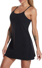 Liana - Sportkleid Damenkleid mit integrierten Shorts und Taschen
