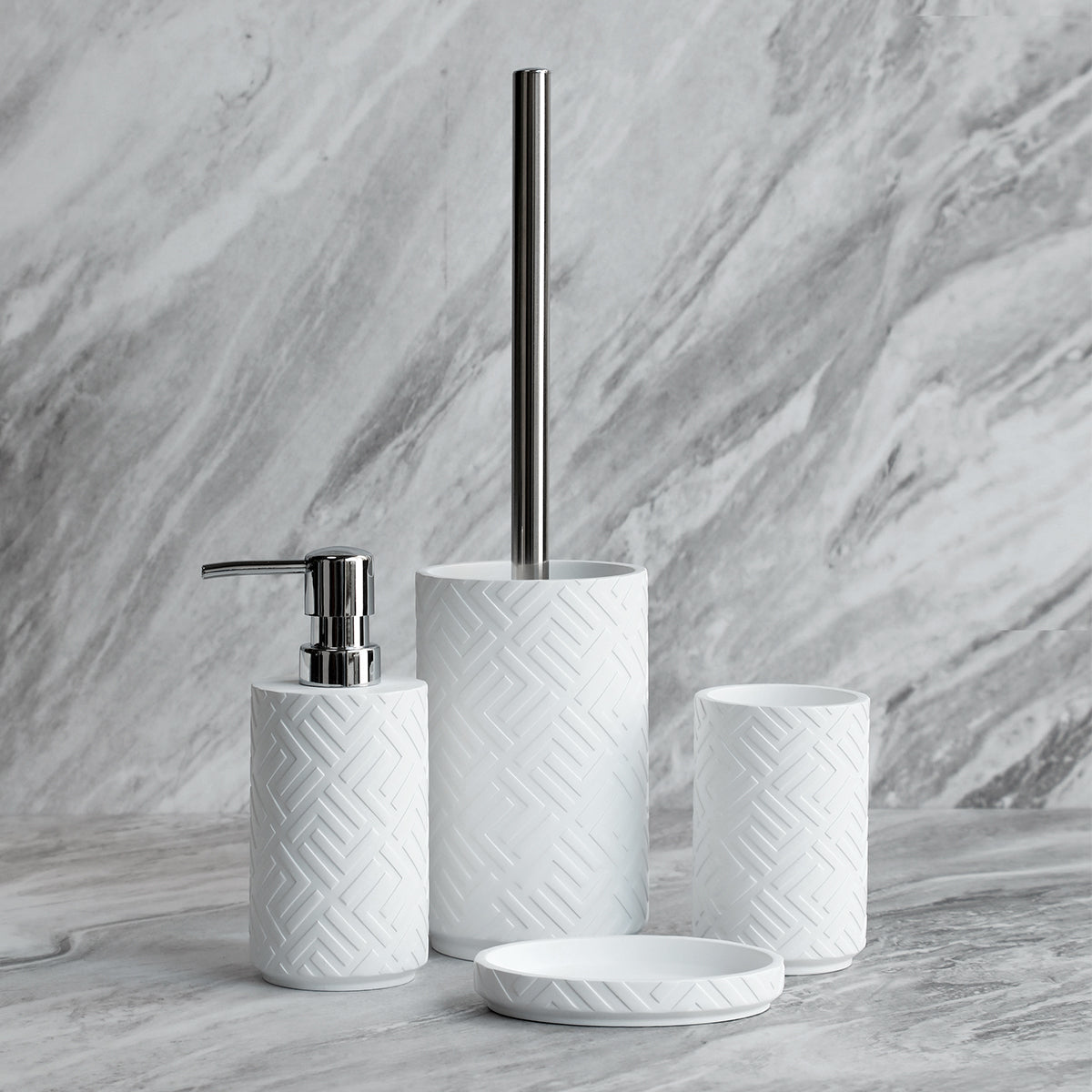 Eleganthome | 4-teiliges badezimmer-zubehörset