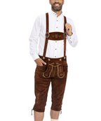 Herren Bayerisches Trachten Set mit Shorts | Traditionelles Oktoberfest Outfit für Feste und Kulturveranstaltungen | Schmid