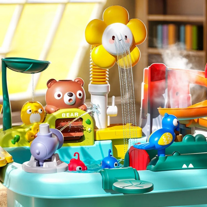 TinyFishers – Fisch-Wasserspielzeug-Set mit Angel, Wasserbecken und Figuren