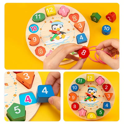 Eduquest 5-in-1 montessori set | ntürliches lrnspielzeug aus holz für bbys ab 6 monaten