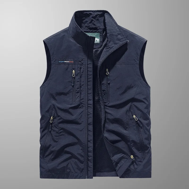 Vincent | Atmungsaktive Outdoor Cargo-Weste Mit Vielen Taschen