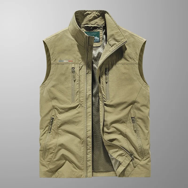 Vincent | Atmungsaktive Outdoor Cargo-Weste Mit Vielen Taschen
