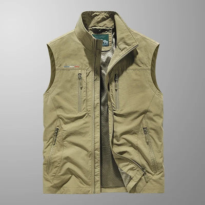 Vincent | Atmungsaktive Outdoor Cargo-Weste Mit Vielen Taschen