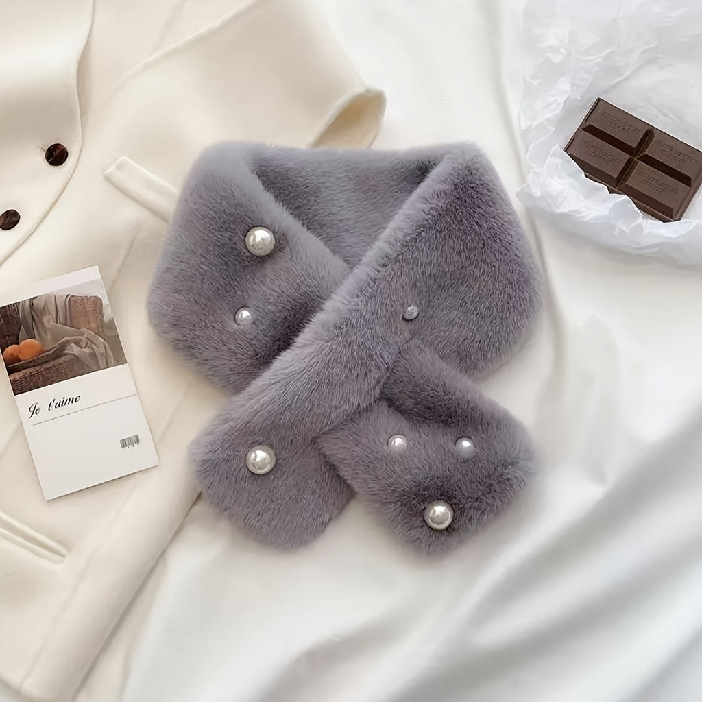 Sophie | Elegantes Plaid Mit Perlenakzenten Für Stilvolle Wärme