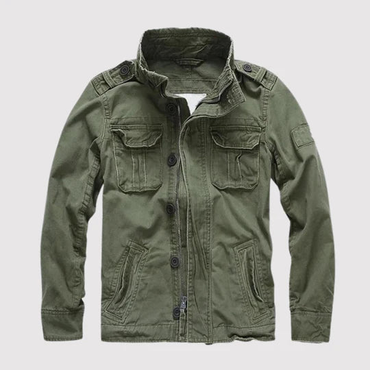 Stylische Jacke Mit Reißverschluss – Freizeitjacke Mit Mehreren Taschen