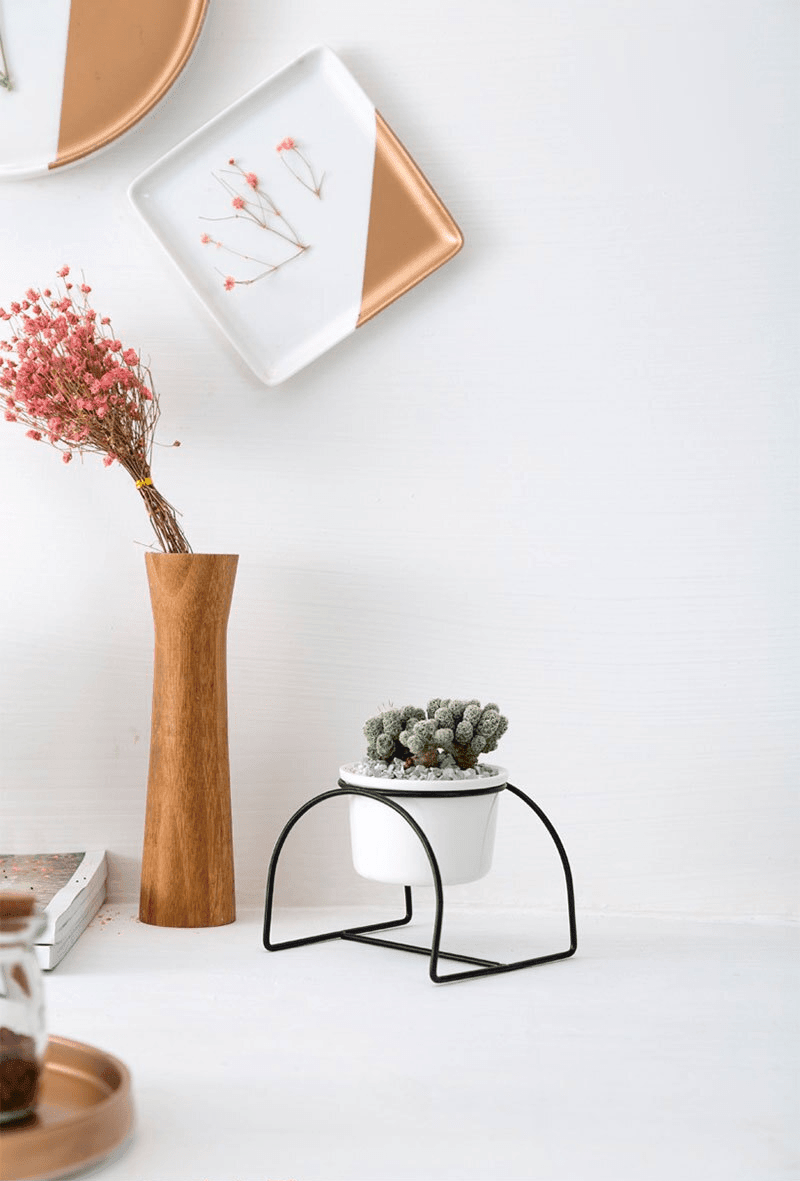 Elara | eleganter brücken-pflanztopf für Ihr zuhause