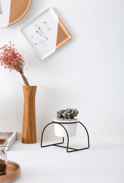 Elara | eleganter brücken-pflanztopf für Ihr zuhause