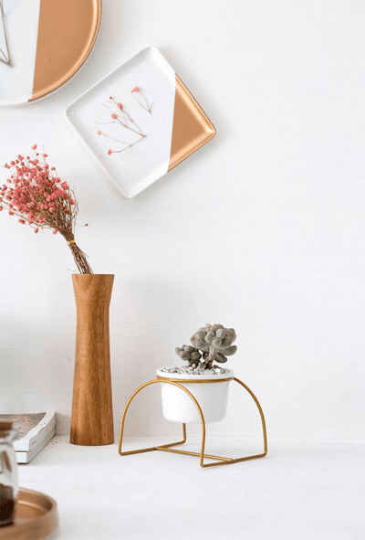 Elara | eleganter brücken-pflanztopf für Ihr zuhause