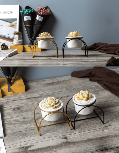 Elara | eleganter brücken-pflanztopf für Ihr zuhause
