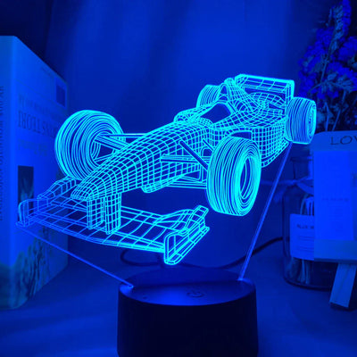 Formel-1-3d | illusionslampe mit farbmodus
