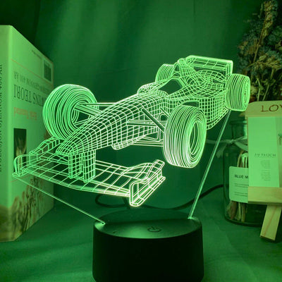 Formel-1-3d | illusionslampe mit farbmodus