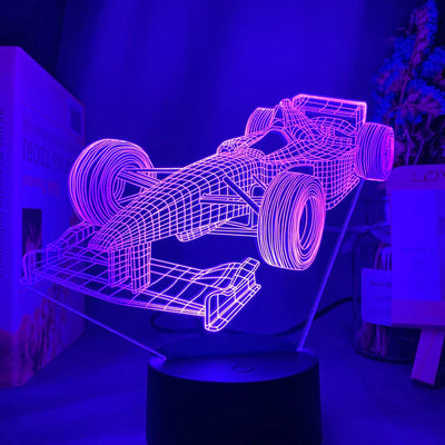 Formel-1-3d | illusionslampe mit farbmodus