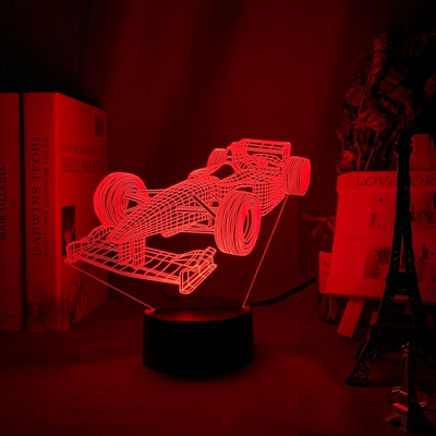 Formel-1-3d | illusionslampe mit farbmodus