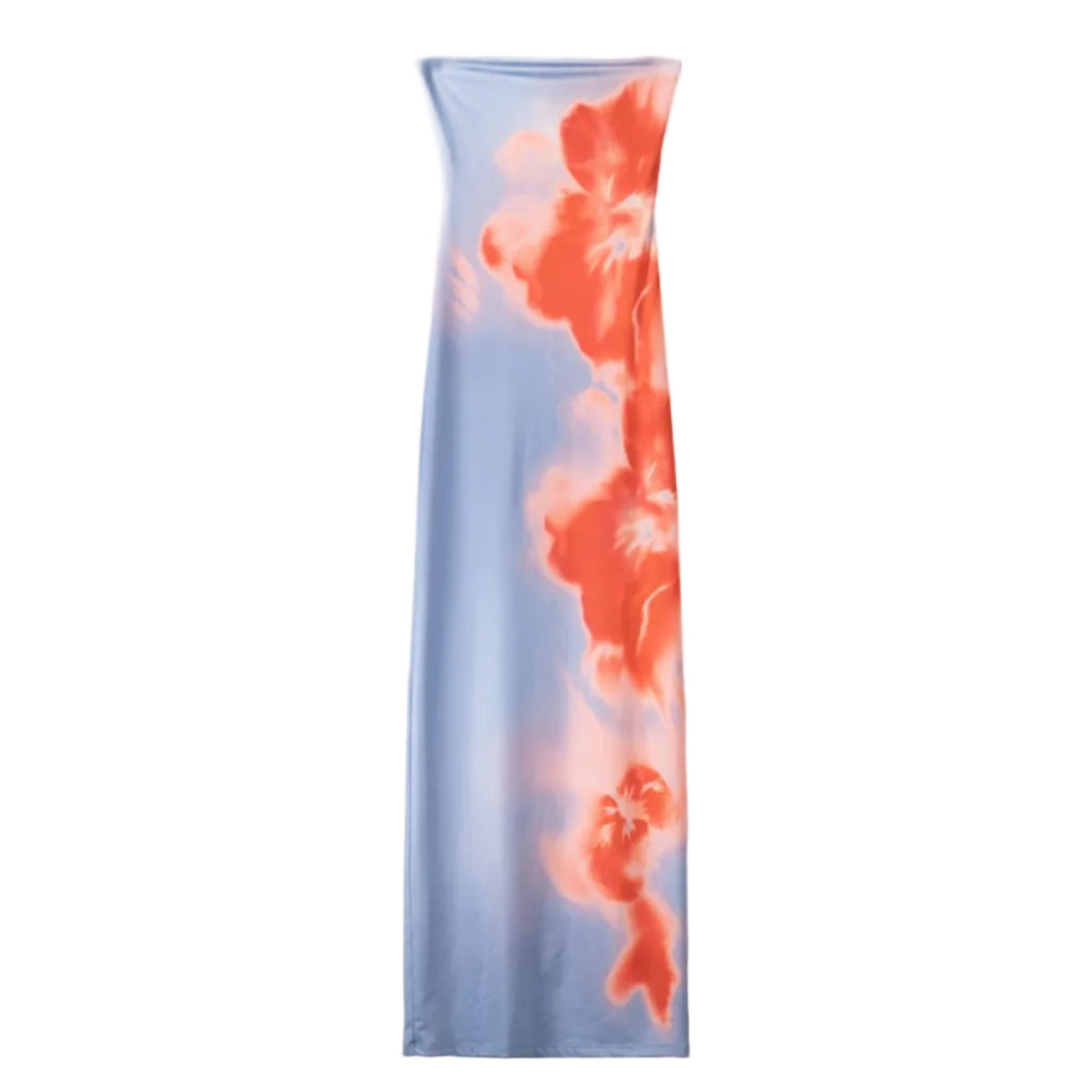 Damen Maxikleid aus Polyester | Trägerloses Maxikleid | Alltag und Urlaub | Schmid