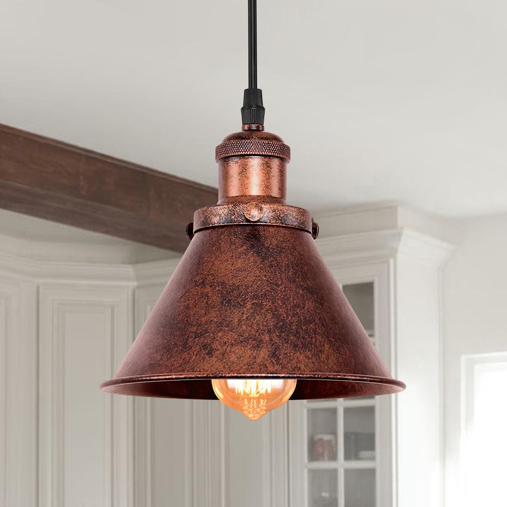 Industrielle Vintage Antik Kupfer Pendelleuchte | Retro Deckenlampe Für Wohnzimmer Esszimmer Und Küche