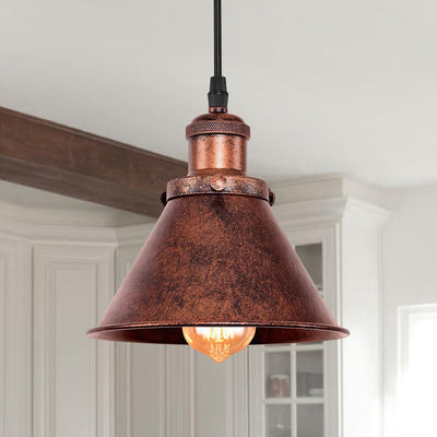Industrielle Vintage Antik Kupfer Pendelleuchte | Retro Deckenlampe Für Wohnzimmer Esszimmer Und Küche