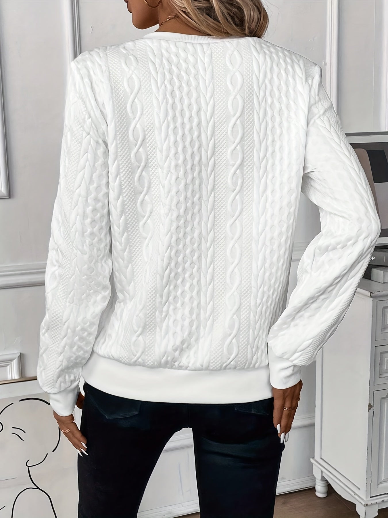 Amy - Sweater mit Reißverschluss und Stehkragen