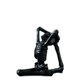 Halloween Skelett Figurine aus Resin | Dekorative Skelettfigur für Tisch und Regal | Saisonale Halloween Dekoration | Schmid