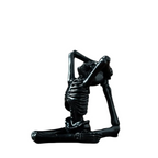 Halloween Skelett Figurine aus Resin | Dekorative Skelettfigur für Tisch und Regal | Saisonale Halloween Dekoration | Schmid