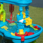 AquaAdventure – Sansevandsbord mit Wasserfall für Outdoor-Spiel