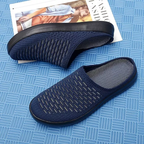 Damen | Strick Sommerschuhe | Slip-On Sandalen mit Offener Zehe und Keilsohle | Alltagsgebrauch | Schmid