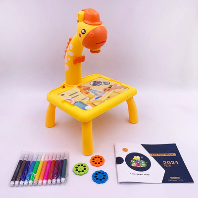 Dinoboard | kreativ-zeichenbrett für kinder mit 12-teiligem set