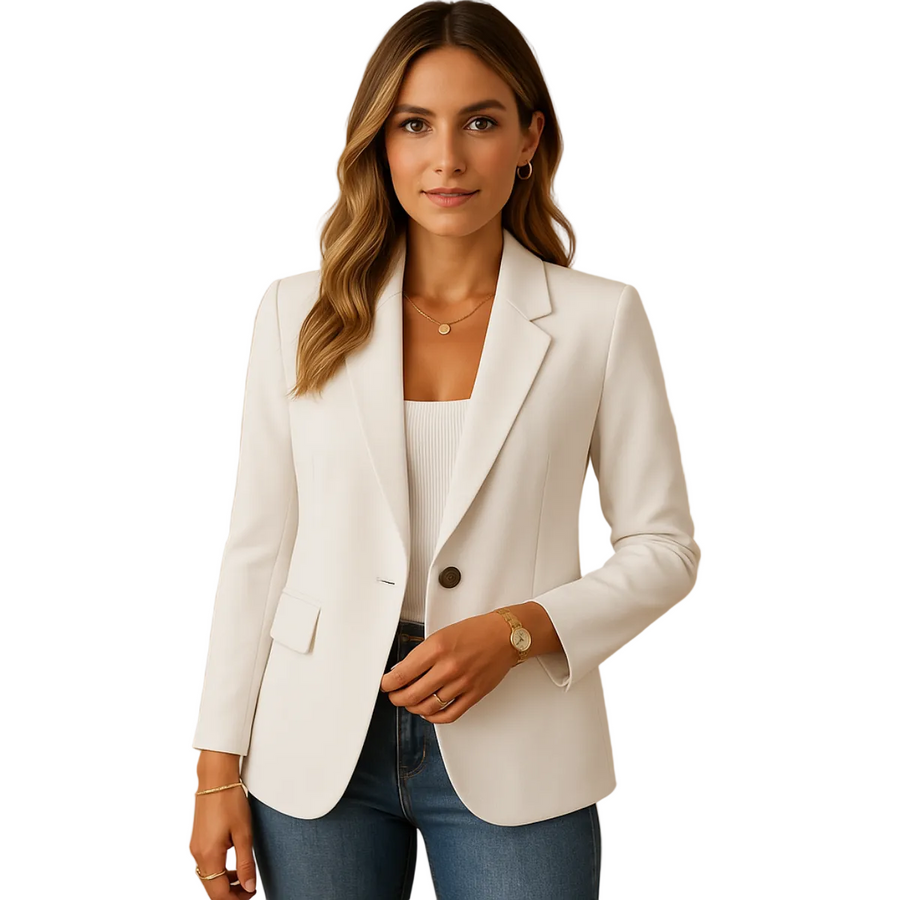 Damen - Blazer Taillierter Blazer mit Stretch-Passform