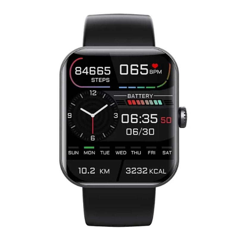 GlucoWatch Smartwatch mit Sensoren und Farb‑Touchscreen für iOS/Android