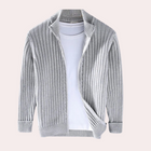 Herren Moderne Strickcardigan – Strickcardigan Mit Frontreißverschluss