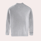 Herren Moderne Strickcardigan – Strickcardigan Mit Frontreißverschluss