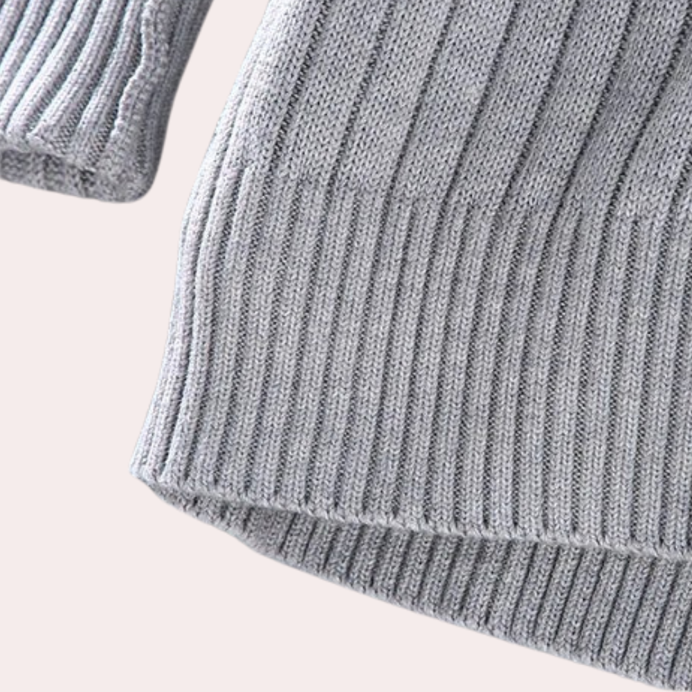 Herren Moderne Strickcardigan – Strickcardigan Mit Frontreißverschluss