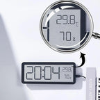 Digitale LED-Uhr – mit Thermometer und Hygrometer, großes Display