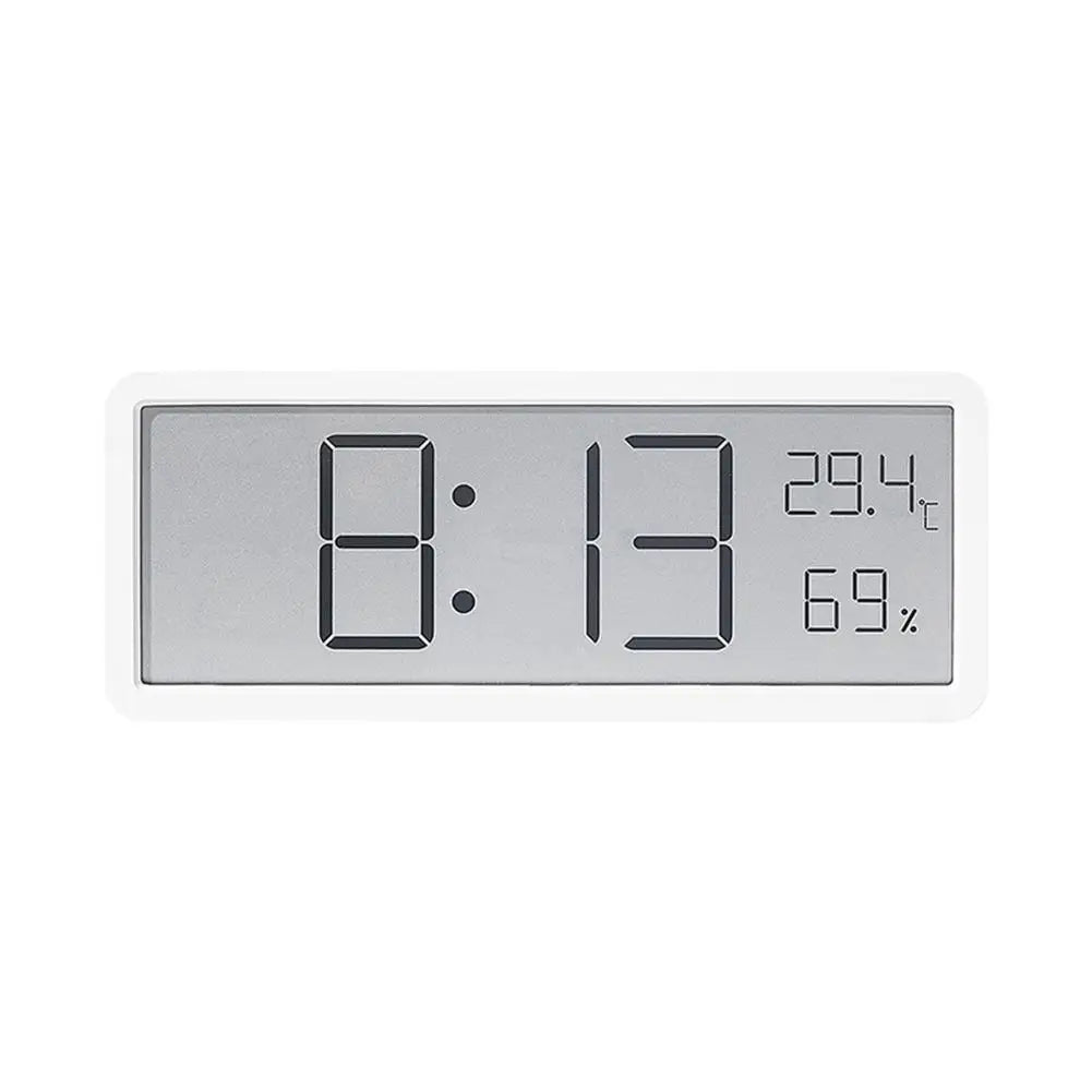 Digitale LED-Uhr – mit Thermometer und Hygrometer, großes Display