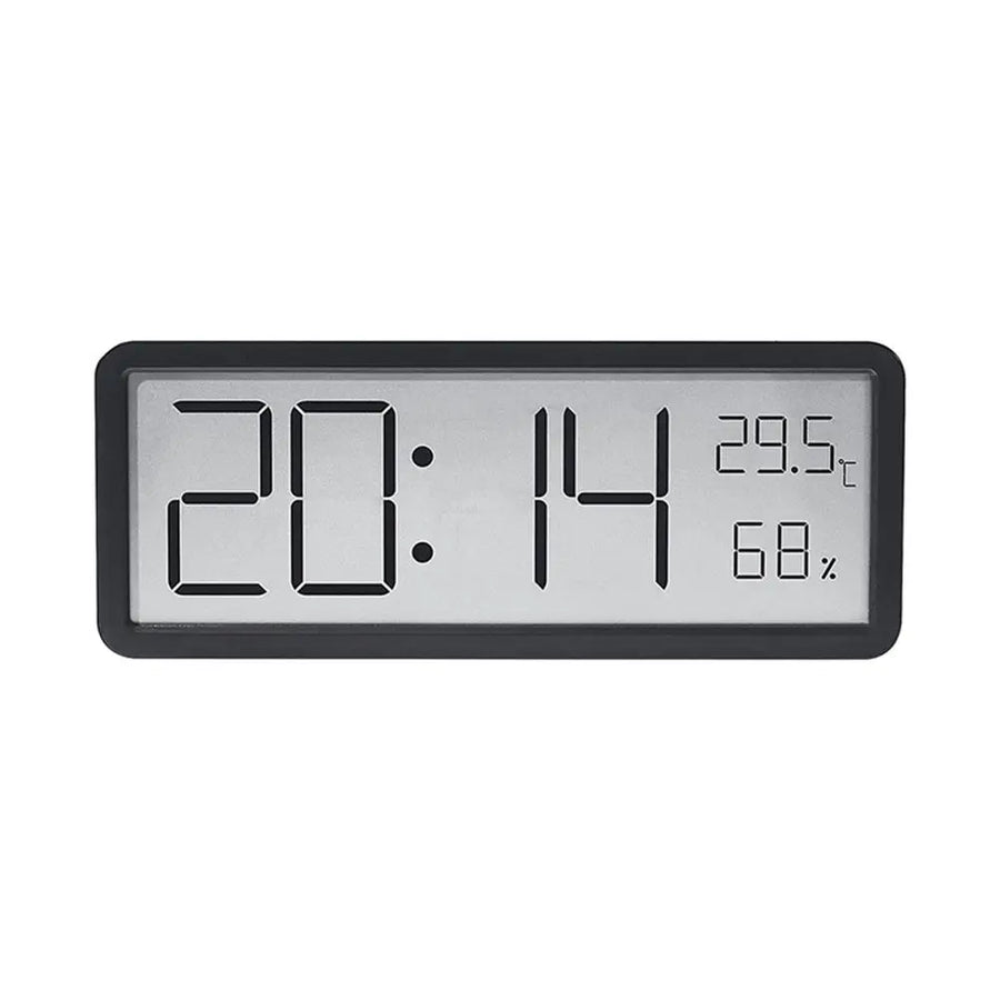 Digitale LED-Uhr – mit Thermometer und Hygrometer, großes Display