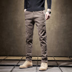 Slim Fit Stretch Baumwollhose – Herren Maßgeschneiderte Hose