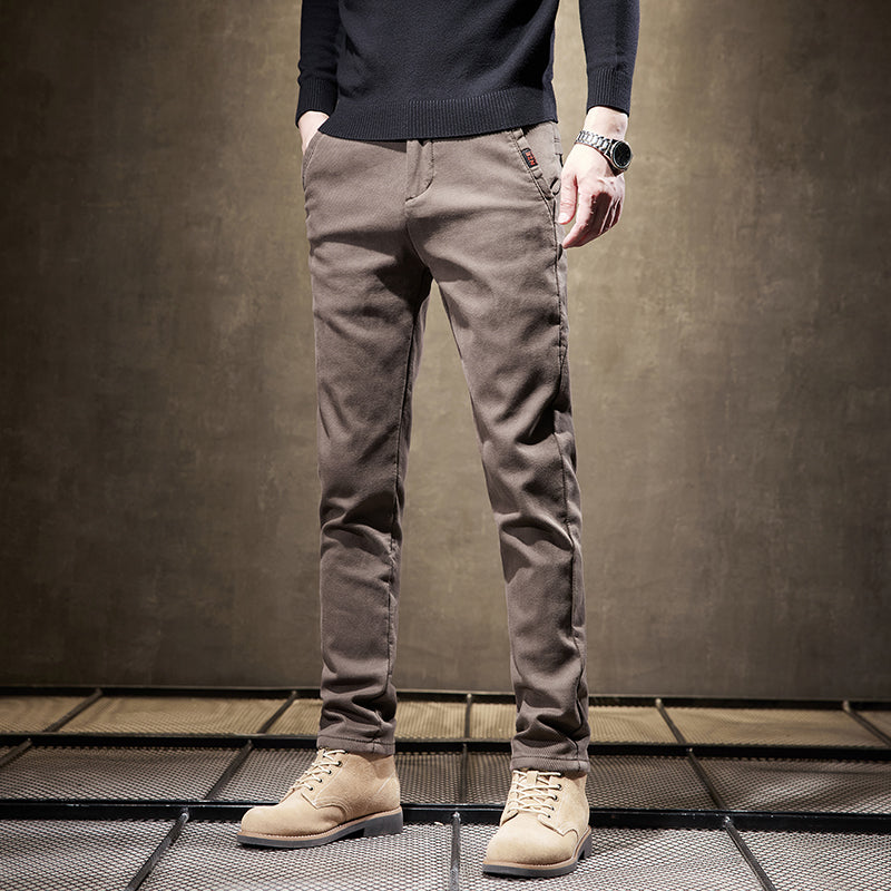 Slim Fit Stretch Baumwollhose – Herren Maßgeschneiderte Hose